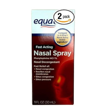 Equate Nasal Four – Phenylephrine Hydrochloride Nasal Decongestant Spray, 1 Oz