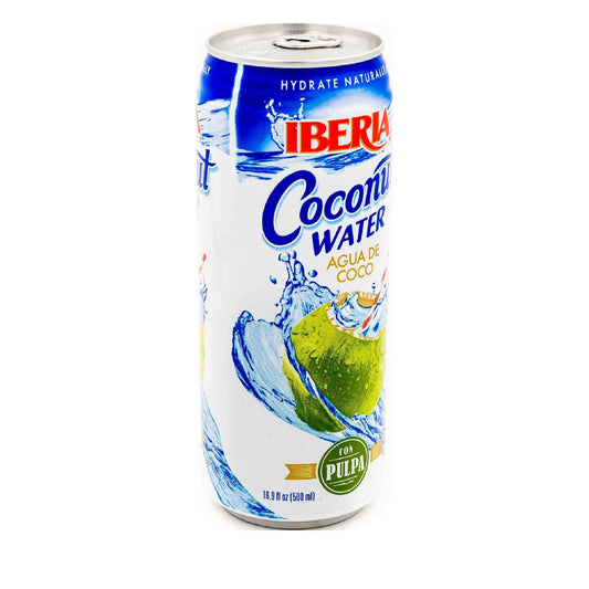 Iberia Coconut Water With Pulp 16.9 Fl Oz (Pack Of 24)