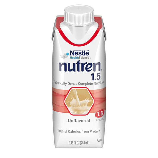 Nutren 1.5 High Calorie, Unflavored Liquid Nutrition, 8.45 Ounce (Pack Of 24)