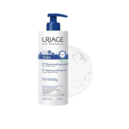 Uriage Bébé 1St Cleansing Soothing Oil Soothing Cleansing Oil For Dry And Atopic Skin