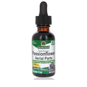 Nature's Answer Passionflower Aerial Parts, Fluid Extract, Alcohol-Free, 2,000 mg, 1 fl oz (30 ml)