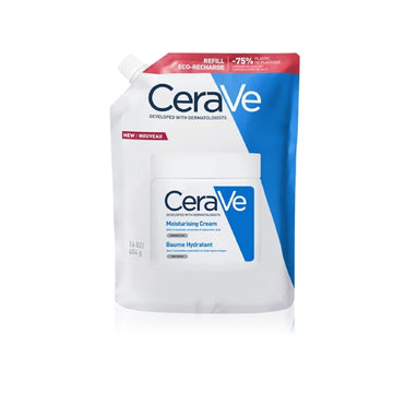 Cerave Refill Moisturizing Cream Face And Body Moisturiser For Dry To Very Dry Skin