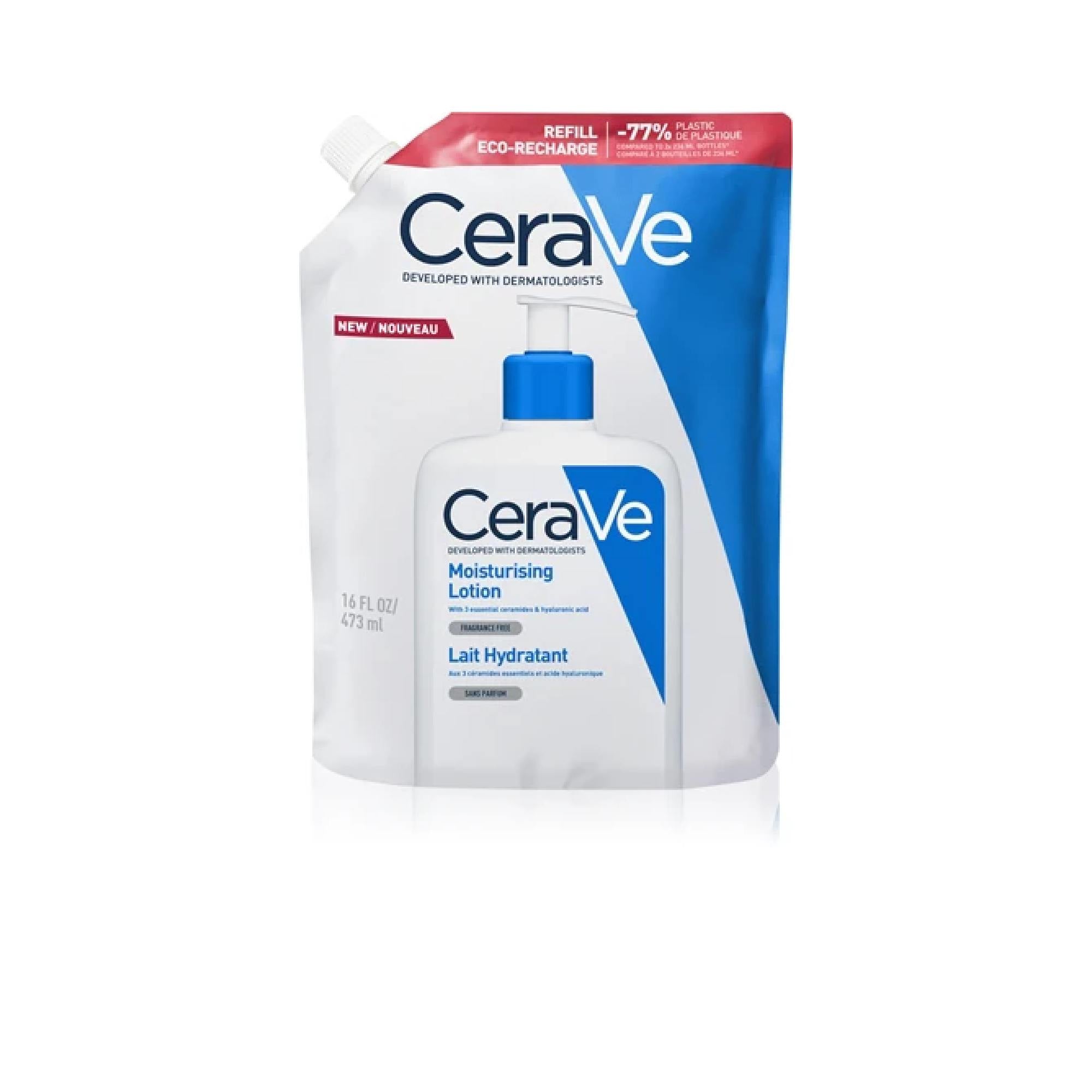 Cerave Refill Moisturizing Lotion Moisturising Face And Body Lotion For Dry To Very Dry Skin