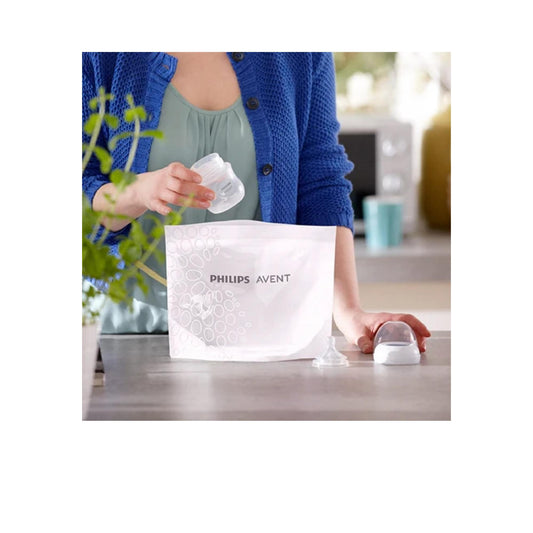 Philips Avent Steriliser Bags Scf297/05 Sterilisation Bags For Microwave Ovens