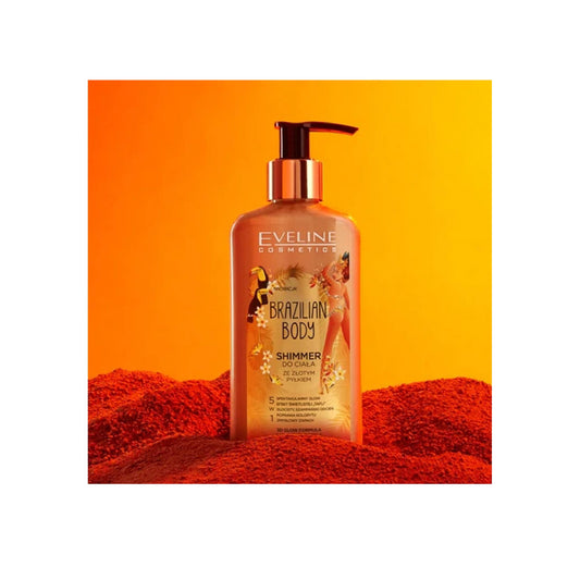 Eveline Cosmetics Brazilian Body Body Emulsion With Glitter