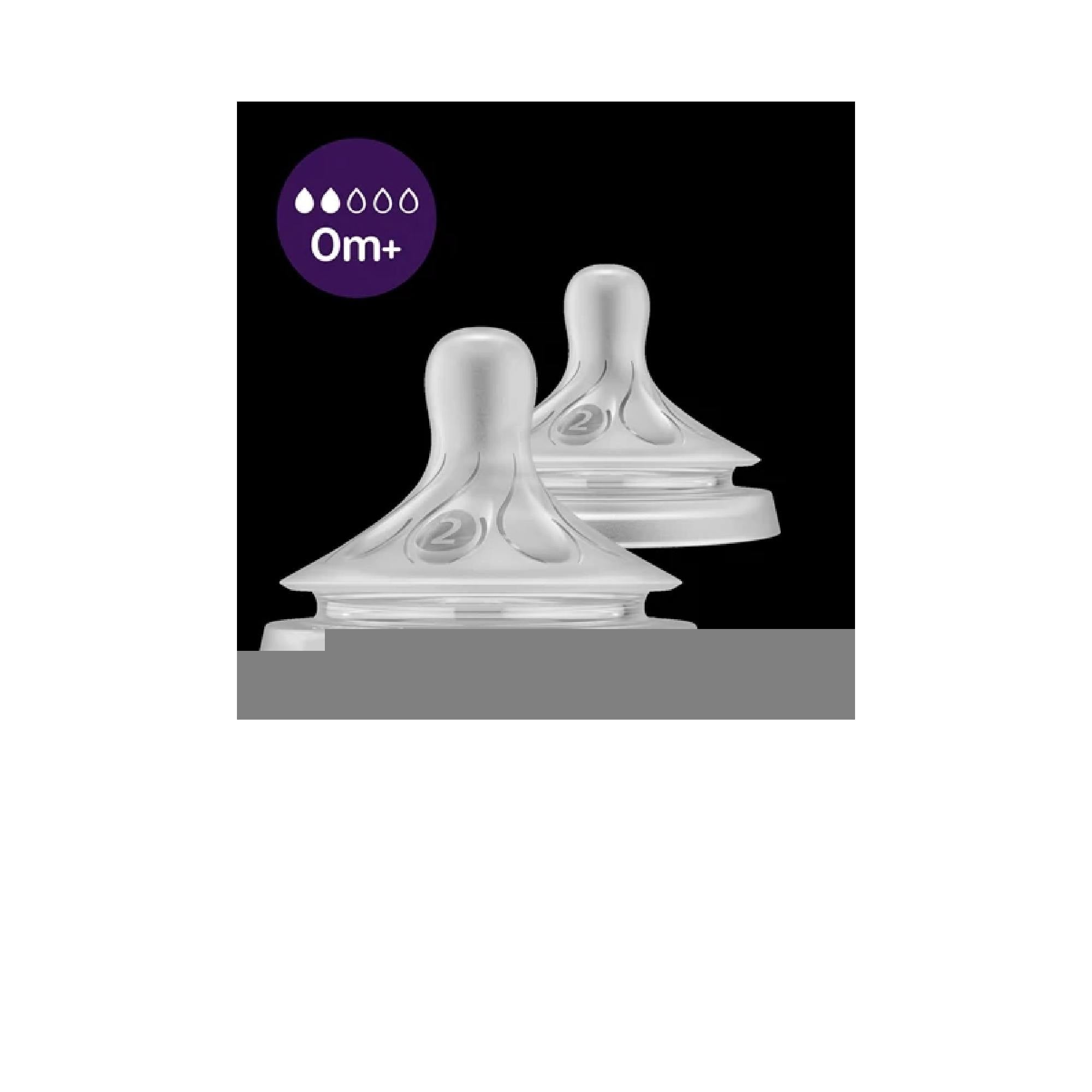 Avent Natural Response Maximum Flow Nipple 6, 6m+ SCY966/02 2pcs - Mother & Baby From UK