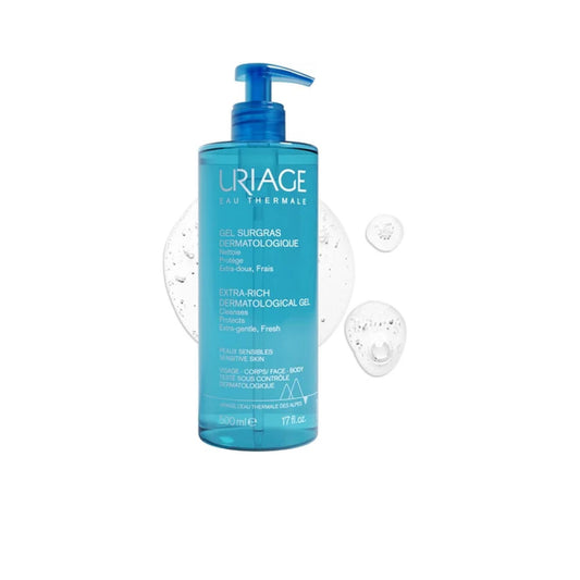 Uriage Hygiène Extra-Rich Dermatological Gel Cleansing Gel For Face And Body