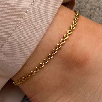 Cross-Border Stainless Steel Anklet – 18K Gold Plated Figaro & Box Chain Foot Jewelry for Women