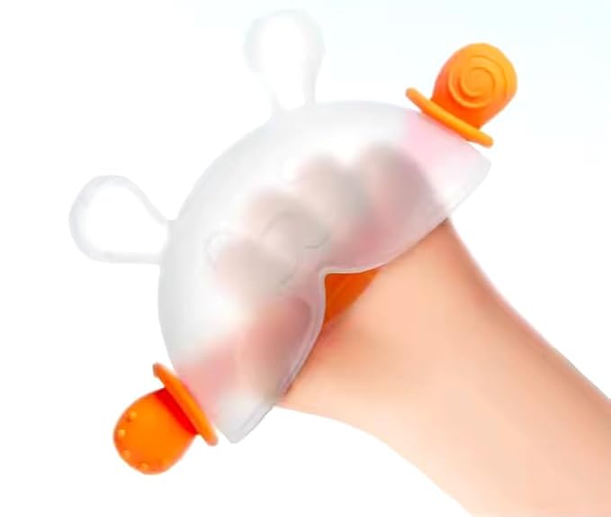 Baby Finger Guard, Silicone Toddler, Teether Teething Toys for Baby Boys & Girls, Teething Relief, Helps Soothing Gums & Sucking Needs, Baby Teething Toys with Storage Box