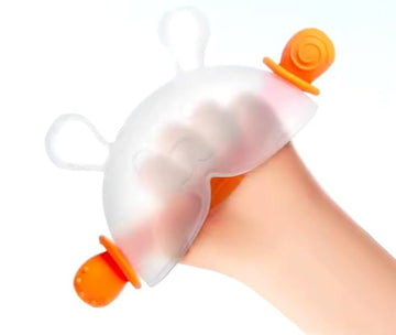 Baby Finger Guard, Silicone Toddler, Teether Teething Toys for Baby Boys & Girls, Teething Relief, Helps Soothing Gums & Sucking Needs, Baby Teething Toys with Storage Box