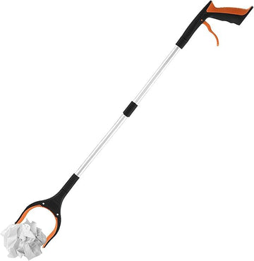 Foldable Grabber Reacher Tool – Lightweight Pickup Tool with 360° Rotating Claw for Seniors, Trash Pickup, and Hard-to-Reach Areas