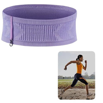 Invisible Seamless Running Waist Bag – Unisex Fitness Belt with Phone Pocket & Hook Bag for Men and Women