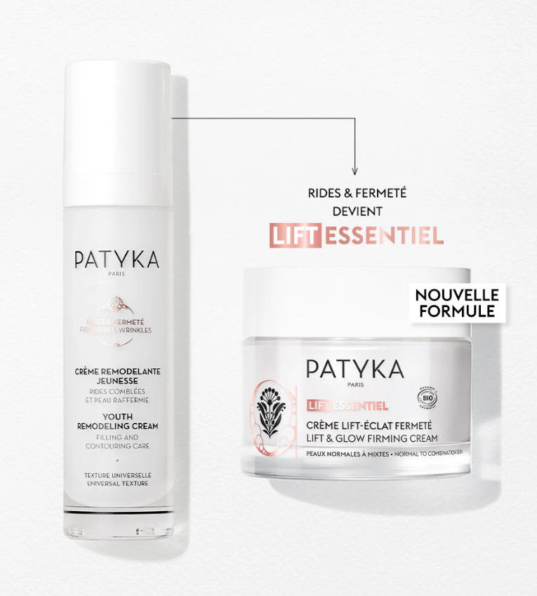 Patyka Lift Essentiel Lift & Glow Firming Cream 50Ml + Perfecting Cleansing Foam Organic 100Ml Free
