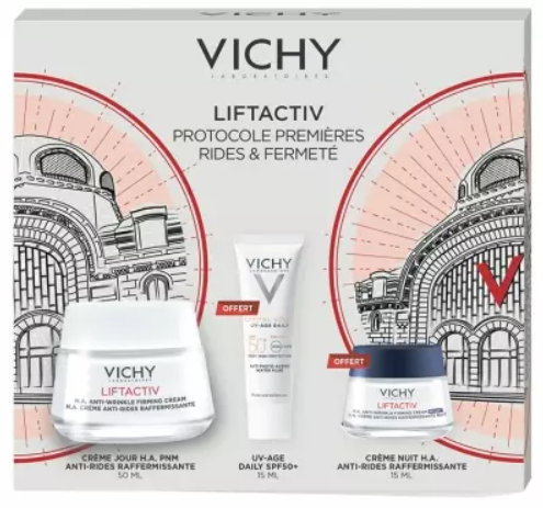 Vichy Liftactiv H.A. Anti-Wrinkle Firming Cream 50 Ml + 2 Free Treatments