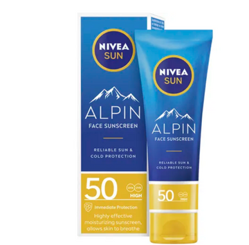 Nivea Sun Alpin Sun Face Cream Spf50 50 Ml