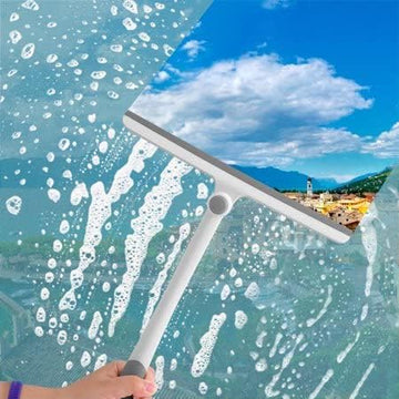 360° Rotating T-Shape Mini Squeegee – Easy-to-Use Glass Window & Shower Door Cleaner