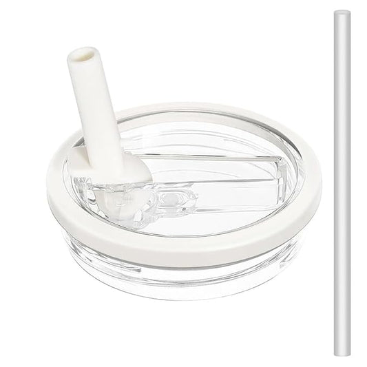 Stanley Cup Accessories – Leak-Proof Lid & Straws Set for 40oz Tumbler | Spill-Proof Replacement Cover Compatible with Stanley Cup