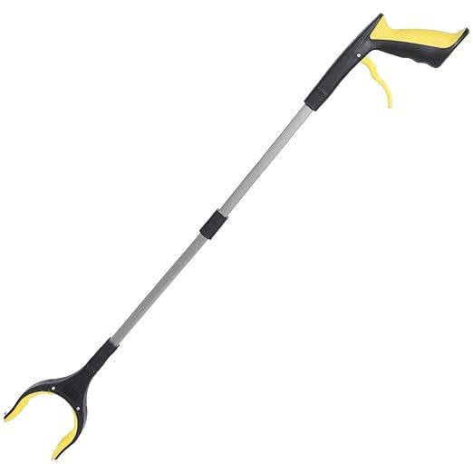 Foldable Grabber Reacher Tool – Lightweight Pickup Tool with 360° Rotating Claw for Seniors, Trash Pickup, and Hard-to-Reach Areas