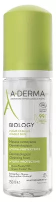 A-Derma Biology Organic Hydra-Protective Dermatological Cleansing Foam 150Ml