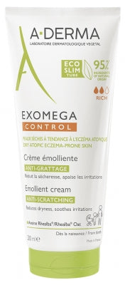 A-Derma Exomega Control Anti-Itching Emollient Cream Eco-Slim Tube 200Ml