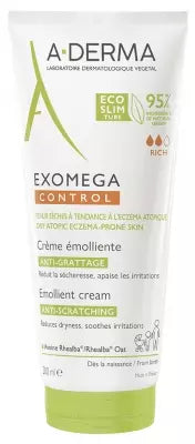 A-Derma Exomega Control Anti-Itching Emollient Cream Eco-Slim Tube 200Ml