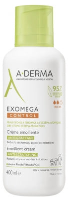 A-Derma Exomega Control Emollient Cream Anti-Scratching 400Ml