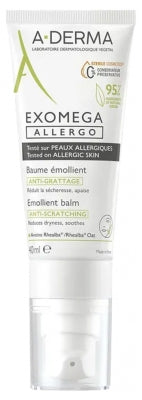 A-Derma Exomega Allergo Anti-Scratching Emollient Balm 40Ml