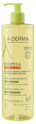 A-Derma Exomega Control Emollient Cleansing Oil Anti-Scratching 500Ml