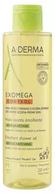 A-Derma Exomega Control Emollient Cleansing Oil Anti-Scratching 200 Ml