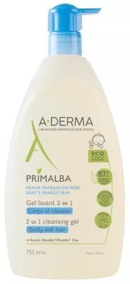 A-Derma Primalba Cleansing Gel 2-In-1 750Ml