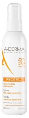 A-Derma Protect Spray Very High Protection Spf50+ 200Ml