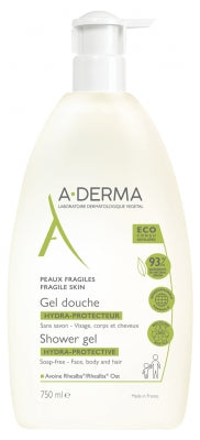 A-Derma Shower Gel Hydra-Protective 750Ml