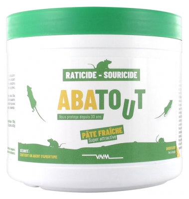 Abatout Rat And Mouse Fresh Paste 15 Sachets-Doses