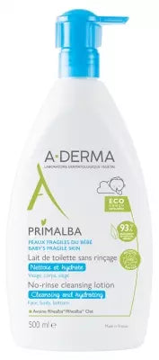 A-Derma Primalba Gentle Cleansing Lotion Without Rinsing 500Ml