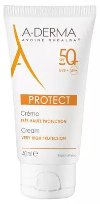 A-Derma Protect Cream Very High Protection Spf50+ Fragrance Free 40Ml