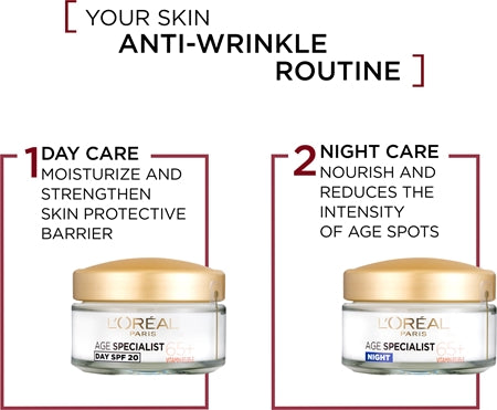 L’Oréal Paris Age Specialist 65+ Set With Anti-Wrinkle Effect