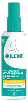 Akileïne Antiperspirant Deo Spray 100Ml