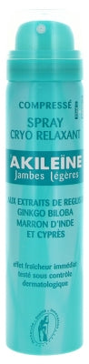 Akileïne Cryo Relaxing Spray Light Legs 75Ml