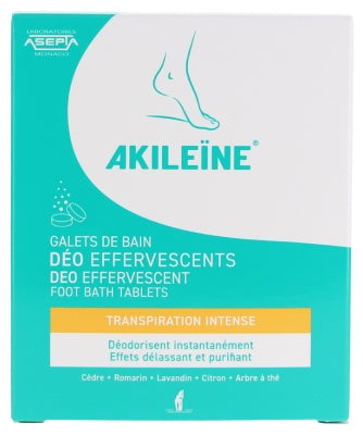 Akileïne Foot Bath Tablets Deo-Effervescent 7 Tablets