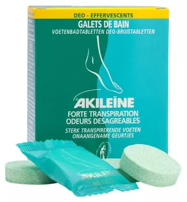 Akileïne Foot Bath Tablets Deo-Effervescent 7 Tablets