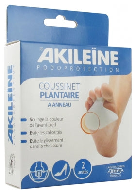 Akileïne Podoprotection Plantar Pad With Ring 2 Units