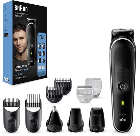 Braun All-In-One Series Mgk5440 Hair, Beard And Body Styling Kit 