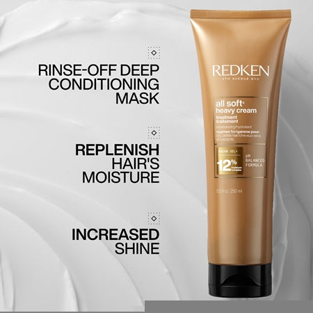 Redken All Soft Nourishing Cream For Dry And Brittle Hair 