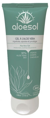 Aloesol Organic Aloe Vera Moisturizing Gel 100 Ml