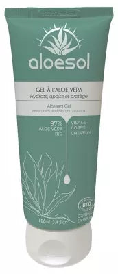 Aloesol Organic Aloe Vera Moisturizing Gel 100 Ml