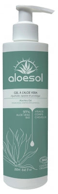 Aloesol Organic Aloe Vera Moisturizing Gel 250 Ml