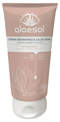 Aloesol Organic Aloe Vera Repair Cream 150 Ml
