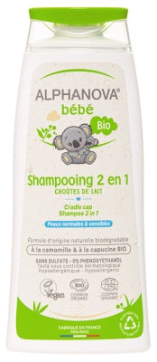 Alphanova Baby 2In1 Organic Shampoo 200Ml