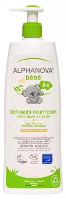 Alphanova Baby Organic Nourishing Foaming Gel 500Ml