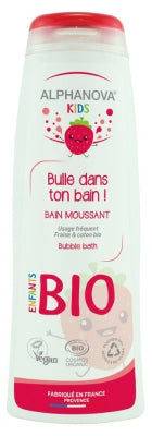 Alphanova Kids Bulle Dans Ton Bain! Foaming Bath Strawberry Organic 250Ml